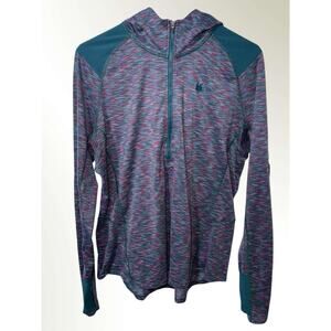 REI Co-op Women’s Half Zip Performance Hoodie Athletic Multicolor Size XL